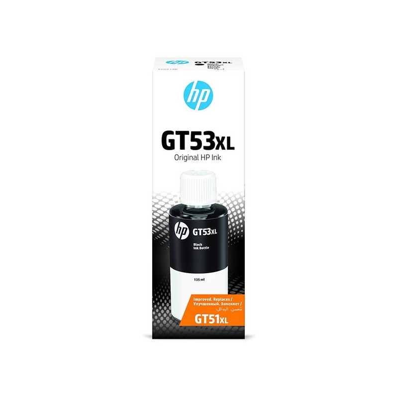 HP oryginalny ink bottle 1VV21AE, GT53, black, 6000s, 135ml, HP Deskjet GT 5810, 5820, InkTank 115, 116, 315 - 1