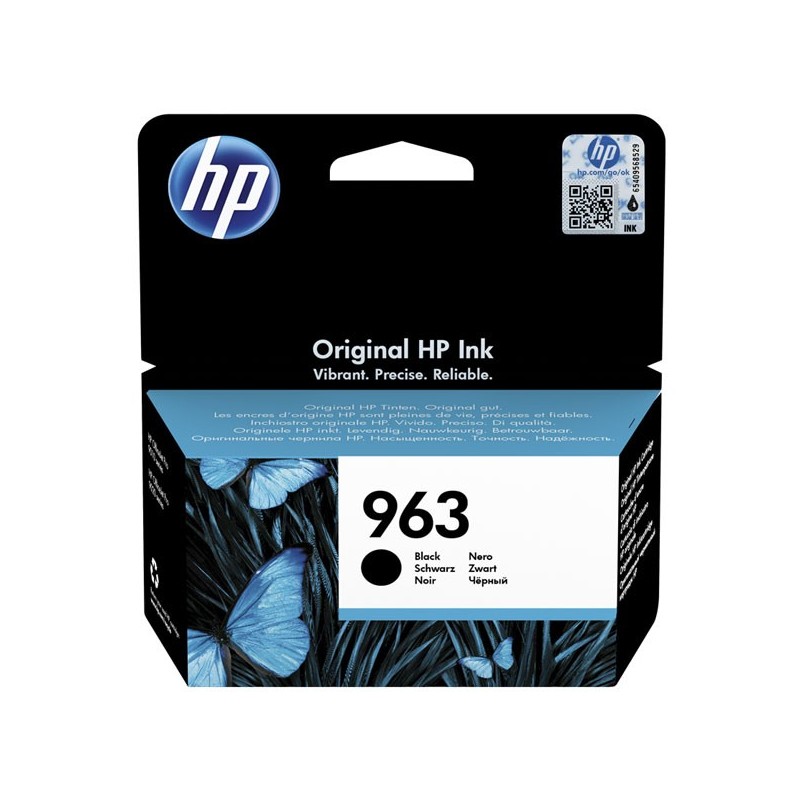 HP oryginalny ink / tusz 3JA26AE, HP 963, black, 1000s, 24.09ml, HP Officejet Pro 9010, 9012, 9014, 9015, 9016, 9019/P - 1