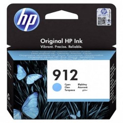 HP oryginalny ink / tusz 3YL77AE, HP 912, cyan, 315s, high capacity, HP Officejet 8012, 8013, 8014, 8015 OJ Pro 8020 - 1