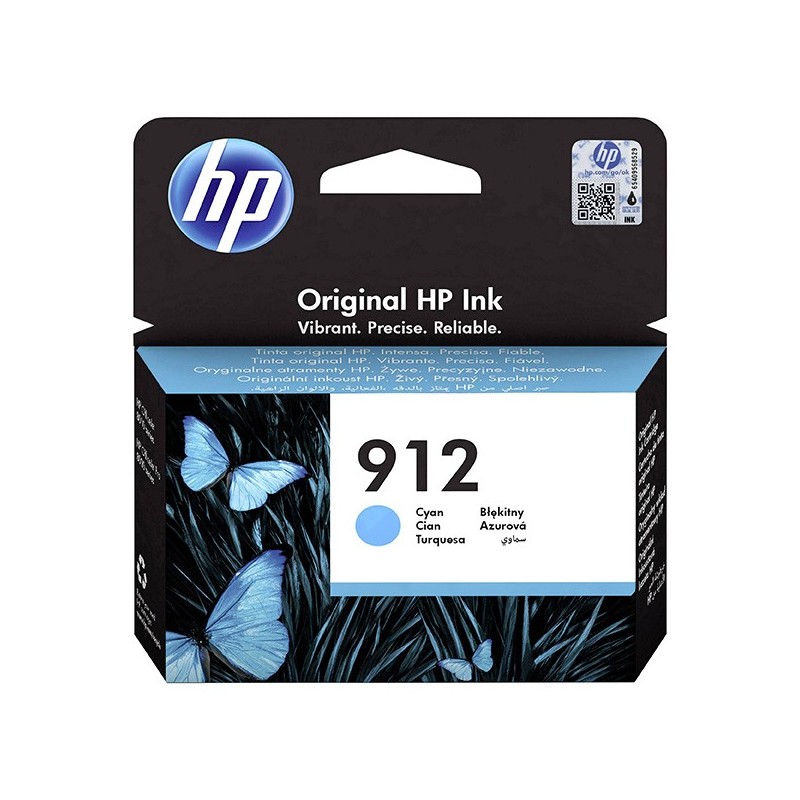 HP oryginalny ink / tusz 3YL77AE, HP 912, cyan, 315s, high capacity, HP Officejet 8012, 8013, 8014, 8015 OJ Pro 8020 - 1
