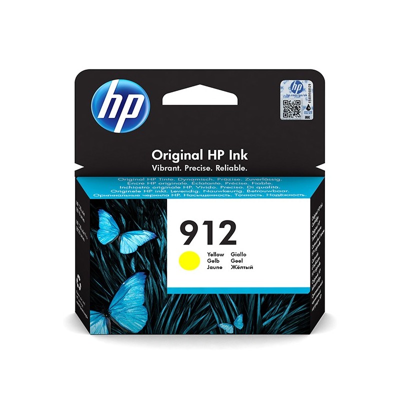 HP oryginalny ink / tusz 3YL79AE, HP 912, yellow, 315s, high capacity, HP Officejet 8012, 8013, 8014, 8015 OJ Pro 8020 - 1