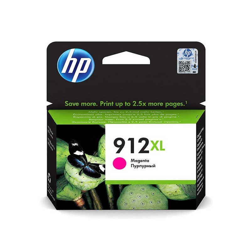 HP oryginalny ink / tusz 3YL82AE, HP 912XL, magenta, 825s, high capacity, HP Officejet 8012, 8013, 8014, 8015 OJ Pro 8020 - 1