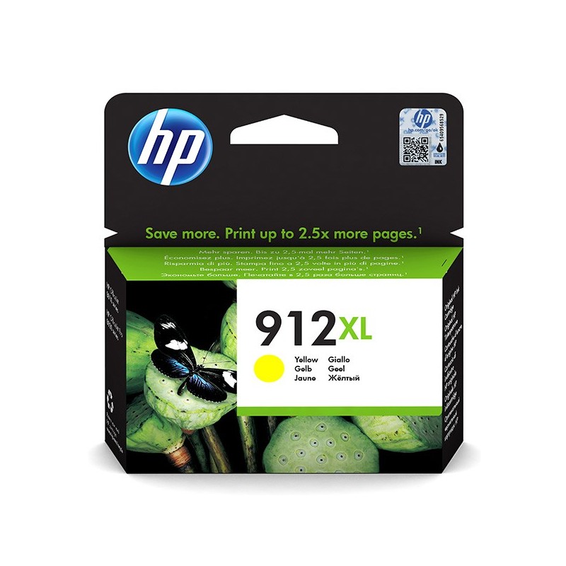 HP oryginalny ink / tusz 3YL83AE, HP 912XL, yellow, 825s, high capacity, HP Officejet 8012, 8013, 8014, 8015 OJ Pro 8020 - 1
