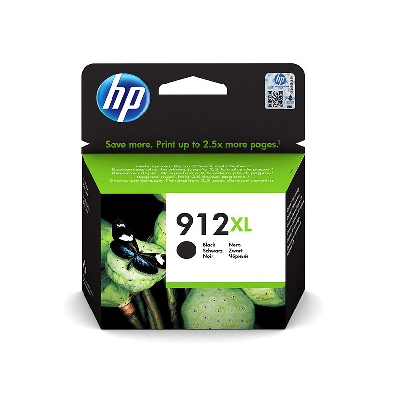 HP oryginalny ink / tusz 3YL84AE, HP 912XL, black, 825s, high capacity, HP Officejet 8012, 8013, 8014, 8015 OJ Pro 8020 - 1