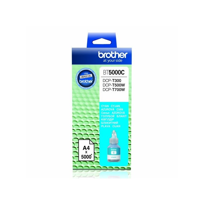 Brother oryginalny ink / tusz BT-5000C, cyan, 5000s, Brother DCP T300, DCP T500W, DCP T700W - 1