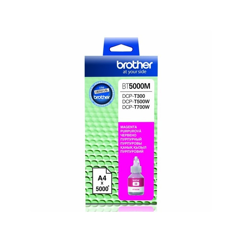 Brother oryginalny ink / tusz BT-5000M, magenta, 5000s, Brother DCP T300, DCP T500W, DCP T700W - 1