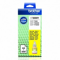 Brother oryginalny ink / tusz BT-5000Y, yellow, 5000s, Brother DCP T300, DCP T500W, DCP T700W - 1