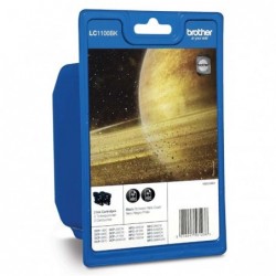 Brother oryginalny ink / tusz LC-1100SET 2X, black, 2szt, Brother DCP-6690CW, MFC-6490CW - 1