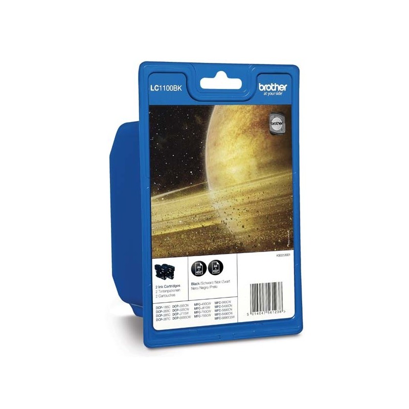Brother oryginalny ink / tusz LC-1100SET 2X, black, 2szt, Brother DCP-6690CW, MFC-6490CW - 1