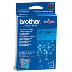 Brother oryginalny ink / tusz LC-1100HYC, cyan, 750s, high capacity, Brother DCP-6690CW, MFC-6490CW - 1