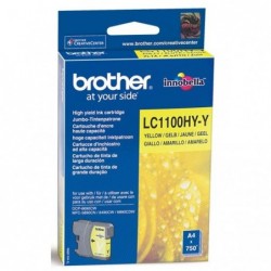 Brother oryginalny ink / tusz LC-1100HYY, yellow, 750s, high capacity, Brother DCP-6690CW, MFC-6490CW - 1