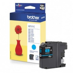 Brother oryginalny ink / tusz LC-121C, cyan, 300s, Brother DCP-J552DW,  MFC-J470DW - 1