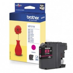 Brother oryginalny ink / tusz LC-121M, magenta, 300s, Brother DCP-J552DW,  MFC-J470DW - 1
