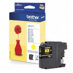 Brother oryginalny ink / tusz LC-121Y, yellow, 300s, Brother DCP-J552DW,  MFC-J470DW - 1