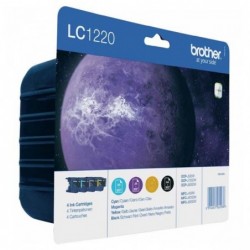 Brother oryginalny ink / tusz LC-1220VALBP, CMYK, 4x300s, Brother DCP-J925 DW - 1