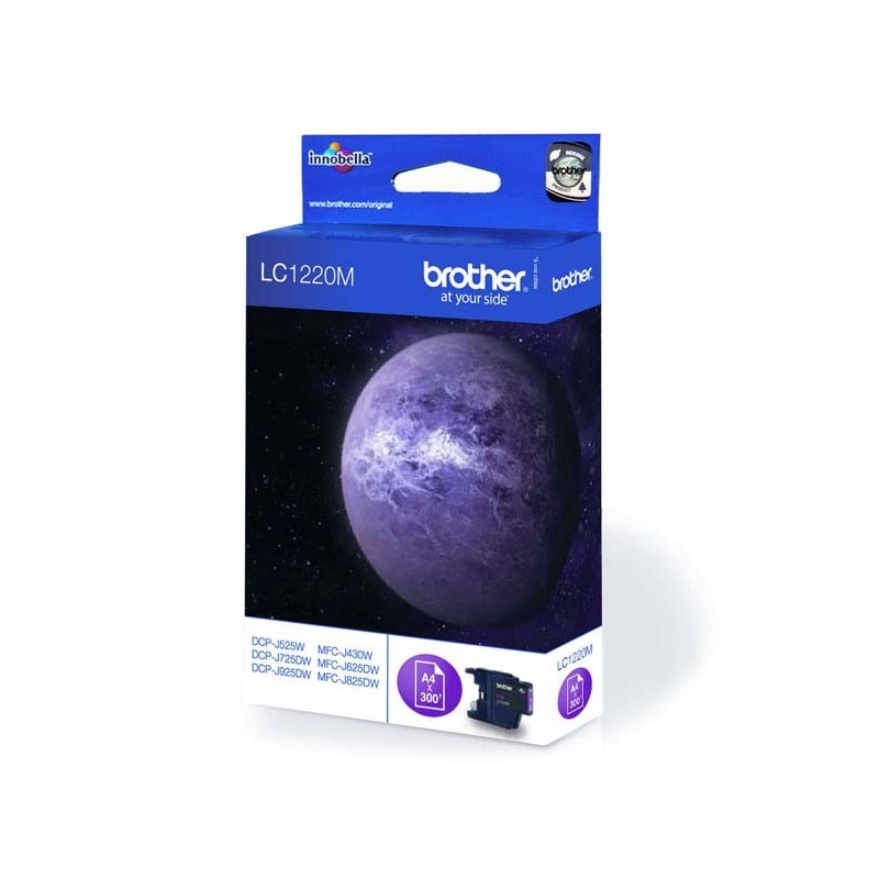 Brother oryginalny ink / tusz LC-1220M, magenta, 300s, Brother DCP-J925 DW - 1