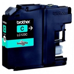 Brother oryginalny ink / tusz LC-123C, cyan, 600s, Brother MFC-J4510 DW - 1