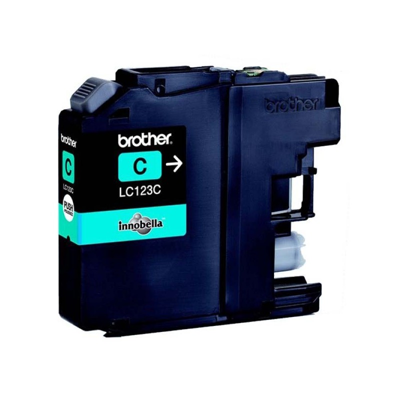 Brother oryginalny ink / tusz LC-123C, cyan, 600s, Brother MFC-J4510 DW - 1