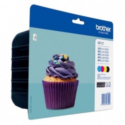 Brother oryginalny ink / tusz LC-123VALBP, CMYK, 4x600s, Brother MFC-J4510 DW - 1