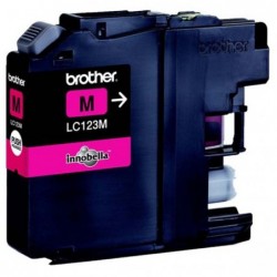 Brother oryginalny ink / tusz LC-123M, magenta, 600s, Brother MFC-J4510 DW - 1