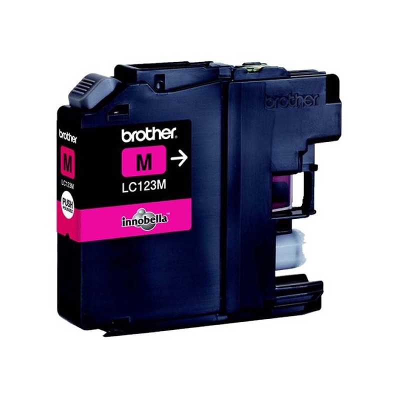 Brother oryginalny ink / tusz LC-123M, magenta, 600s, Brother MFC-J4510 DW - 1