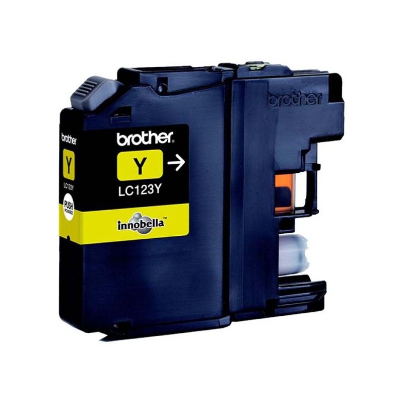 Brother oryginalny ink / tusz LC-123Y, yellow, 600s, Brother MFC-J4510 DW - 1