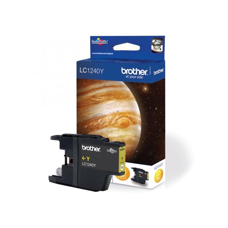 Brother oryginalny ink / tusz LC-1240Y, yellow, 600s, Brother MFC-J6910DW - 1