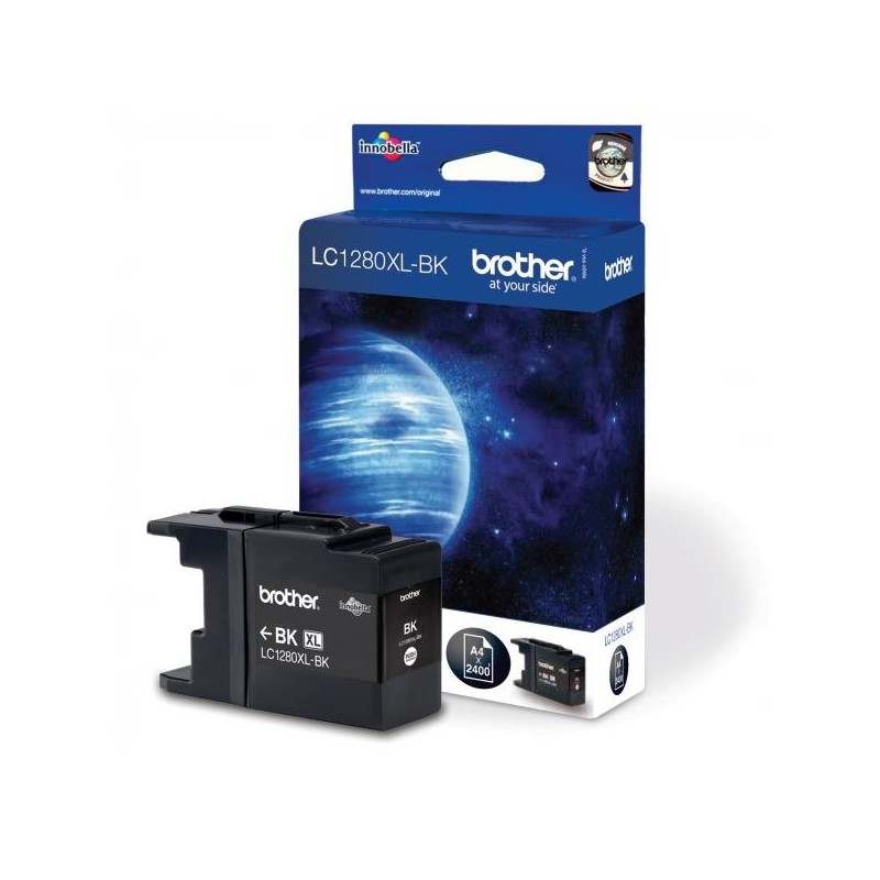 Brother oryginalny ink / tusz LC-1280XLBK, black, 2400s, high capacity, Brother MFC-J6910DW - 1