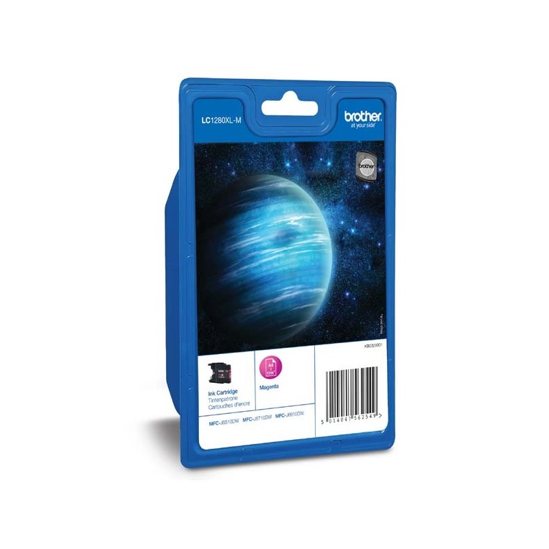 Brother oryginalny ink / tusz LC-1280XLM, magenta, 1200s, high capacity, Brother MFC-J6910DW - 1