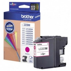 Brother oryginalny ink / tusz LC-223M, magenta, 600s, Brother MFC-J4420DW, MFC-J4620DW - 1