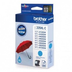 Brother oryginalny ink / tusz LC-225XLC, cyan, 1200s, Brother MFC-J4420DW, MFC-J4620DW - 1