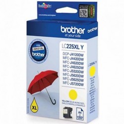 Brother oryginalny ink / tusz LC-225XLY, yellow, 1200s, Brother MFC-J4420DW, MFC-J4620DW - 1