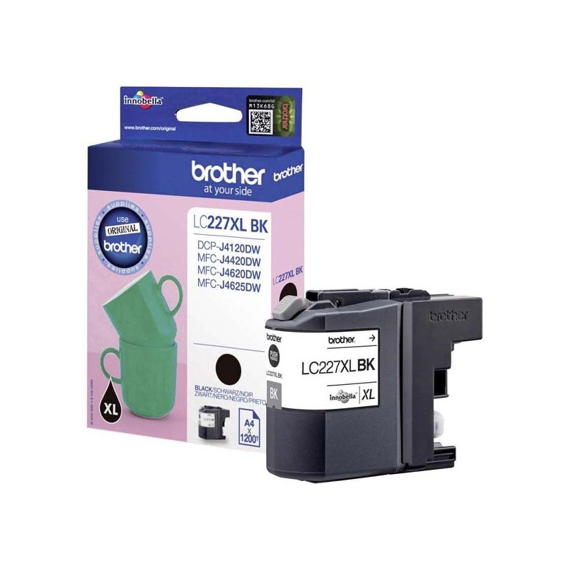 Brother oryginalny ink / tusz LC-227XLBK, black, 1200s, Brother MFC-J4420DW, MFC-J4620DW - 1