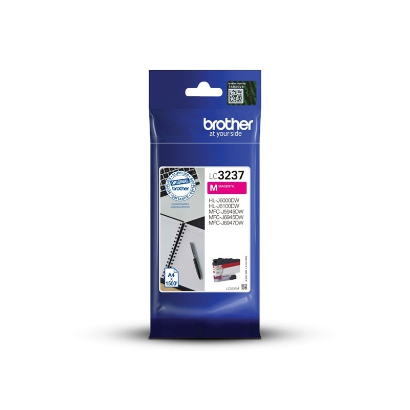 Brother oryginalny ink / tusz LC-3237M, magenta, 1500s, Brother MFC-J5945DW, MFC-J6945DW, MFC-J6947DW - 1