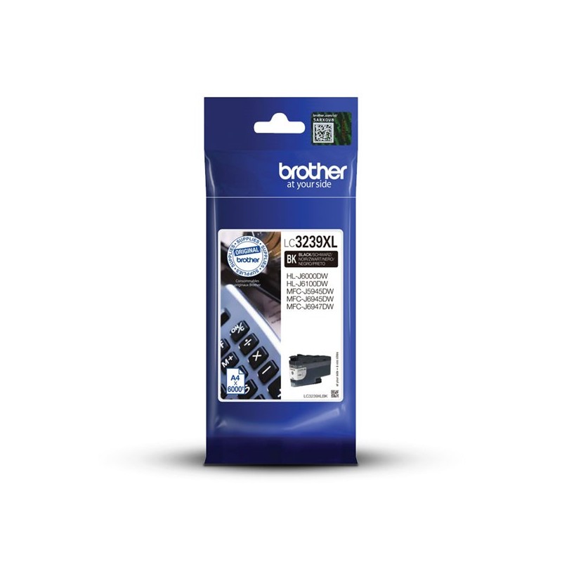 Brother oryginalny ink / tusz LC-3239XLBK, black, 6000s, Brother MFC-J5945DW, MFC-J6945DW, MFC-J6947DW - 1