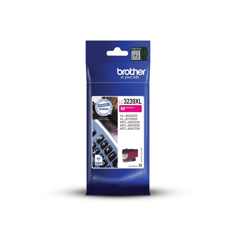 Brother oryginalny ink / tusz LC-3239XLM, magenta, 5000s, Brother MFC-J5945DW, MFC-J6945DW, MFC-J6947DW - 1
