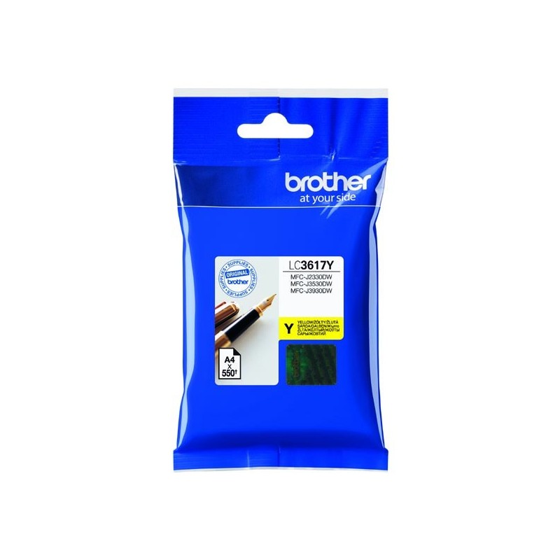 Brother oryginalny ink / tusz LC-3617Y, yellow, 550s, Brother MFCJ2330, 3530, 3930 - 1