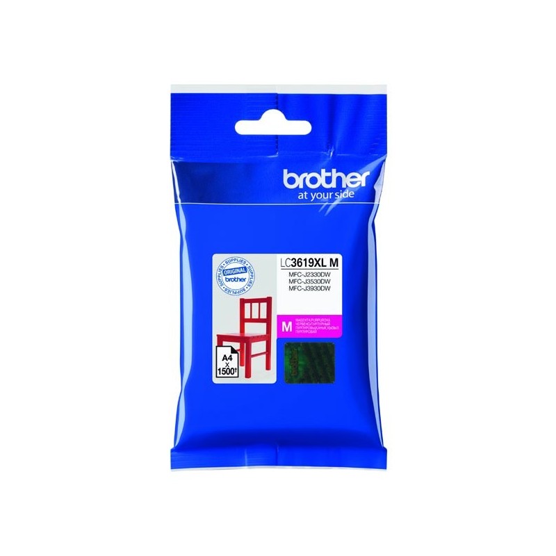 Brother oryginalny ink / tusz LC-3619XLM, magenta, 1500s, Brother MFCJ2330, 3530, 3930 - 1