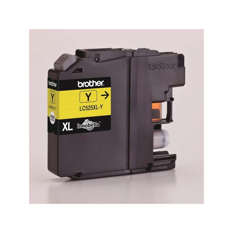 Brother oryginalny ink / tusz LC-525XLY, yellow, 1300s, Brother DCP J100, DCP J105, MFCJ200 - 1