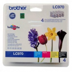 Brother oryginalny ink / tusz LC-970VALBP, CMYK, 300s, Brother DCP-135C, 150C, MFC-235C, 260C - 1