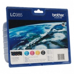 Brother oryginalny ink / tusz LC-985VALBP, CMYK, 300s, Brother DCP-J125, J315W, J515W - 1