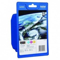 Brother oryginalny ink / tusz LC-985RBWBP, CMY, Brother DCP-J125, J315W, J515W - 1
