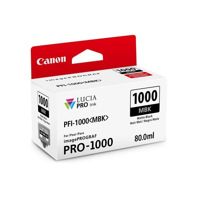 Canon oryginalny ink / tusz 0545C001, matte black, 5490s, 80ml, PFI-1000MBK, Canon imagePROGRAF PRO-1000 - 1