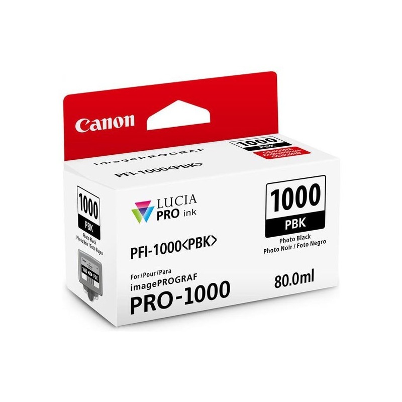 Canon oryginalny ink / tusz 0546C001, photo black, 2205s, 80ml, PFI-1000PBK, Canon imagePROGRAF PRO-1000 - 1