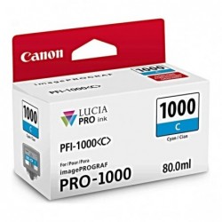 Canon oryginalny ink / tusz 0547C001, cyan, 5025s, 80ml, PFI-1000C, Canon imagePROGRAF PRO-1000 - 1