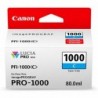 Canon oryginalny ink / tusz 0547C001, cyan, 5025s, 80ml, PFI-1000C, Canon imagePROGRAF PRO-1000 - 2