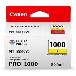 Canon oryginalny ink / tusz 0549C001, yellow, 3365s, 80ml, PFI-1000Y, Canon imagePROGRAF PRO-1000 - 2