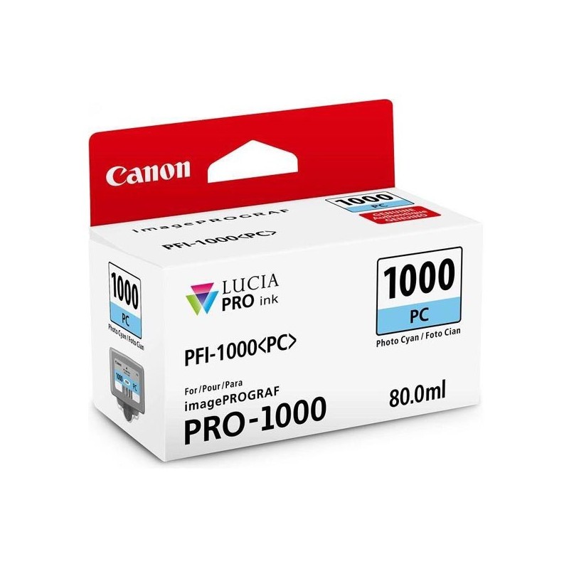 Canon oryginalny ink / tusz 0550C001, cyan, 5140s, 80ml, PFI-1000PC, Canon imagePROGRAF PRO-1000 - 1