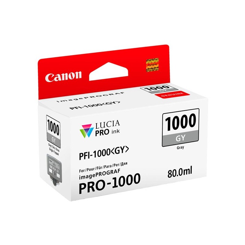 Canon oryginalny ink / tusz 0552C001, grey, 1465s, 80ml, PFI-1000GY, Canon imagePROGRAF PRO-1000 - 1