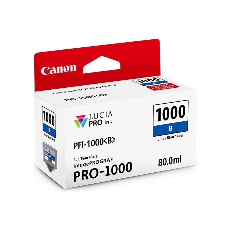 Canon oryginalny ink / tusz 0555C001, blue, 4875s, 80ml, PFI-1000B, Canon imagePROGRAF PRO-1000 - 1